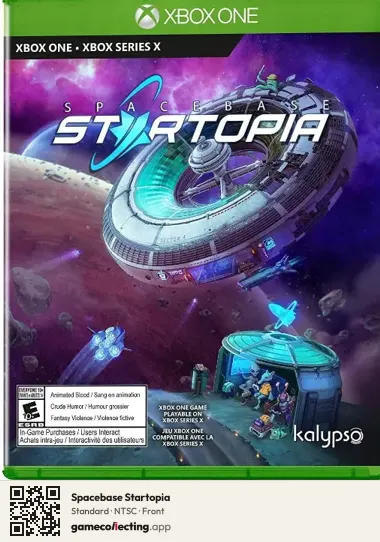 Spacebase Startopia Xbox One, NTSC box front