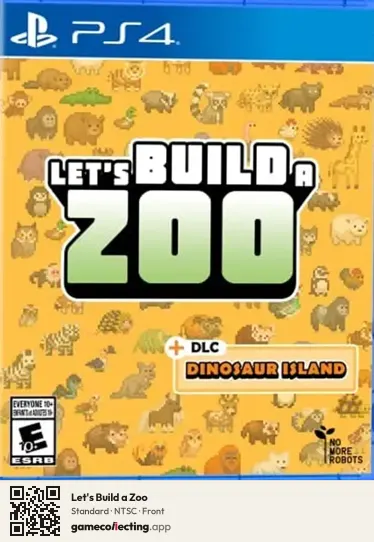 Let's Build a Zoo PlayStation 4, NTSC box front
