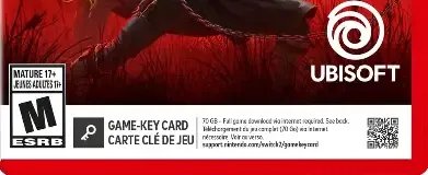 Assassin's Creed Shadows, the ESRB box on its front