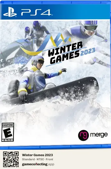 Winter Games 2023 PlayStation 4, NTSC box front