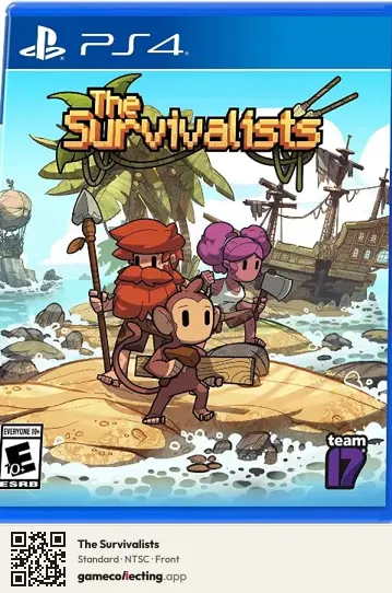 The Survivalists PlayStation 4, NTSC box front