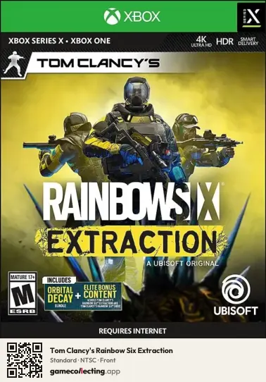 Tom Clancy's Rainbow Six Extraction Xbox Series X, NTSC box front