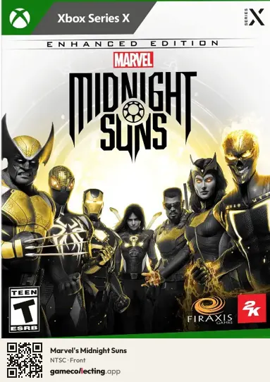 Marvel's Midnight Suns Xbox Series X, NTSC box front