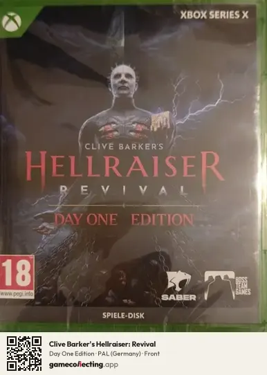 Clive Barker's Hellraiser: Revival Xbox Series X, Germany box front