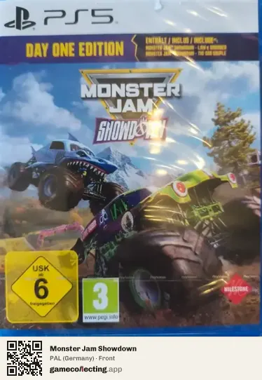 Monster Jam Showdown PlayStation 5, Germany box front