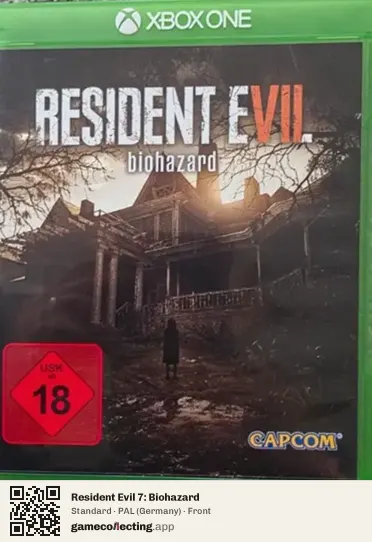 Resident Evil 7: Biohazard Xbox One, Germany box front