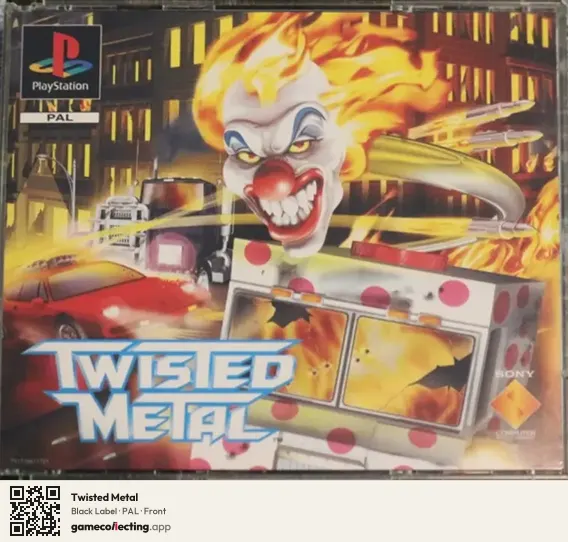 Twisted Metal PlayStation, PAL box front