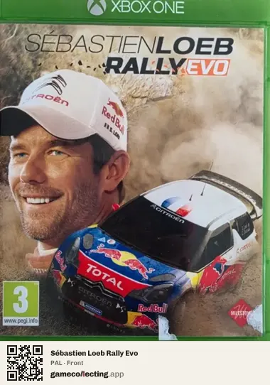 Sébastien Loeb Rally Evo Xbox One, PAL box front