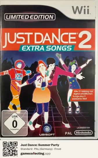 Just Dance: Summer Party Nintendo Wii, Germany box front