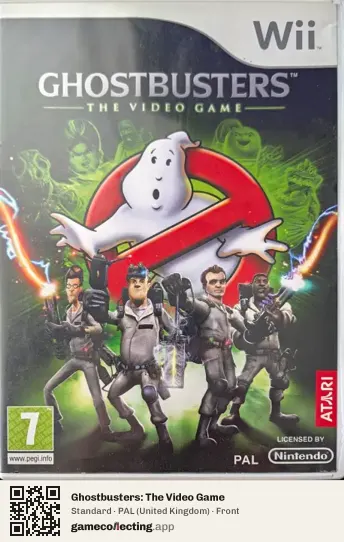 Ghostbusters: The Video Game Nintendo Wii, United Kingdom box front