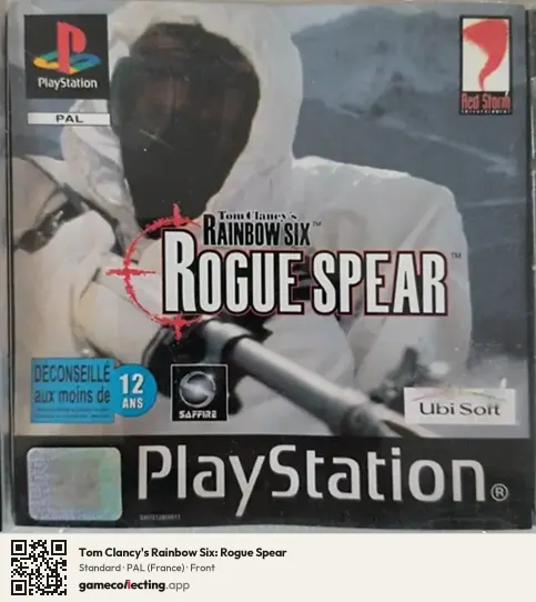 Tom Clancy's Rainbow Six: Rogue Spear PlayStation, France box front