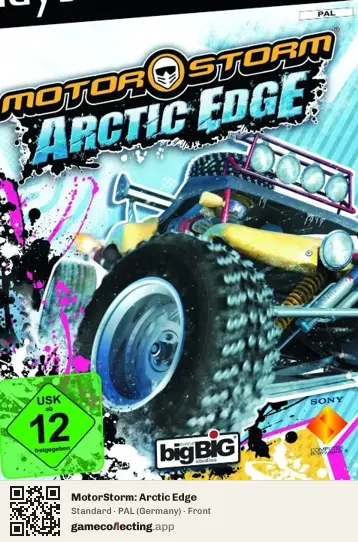 MotorStorm: Arctic Edge PlayStation 2, Germany box front