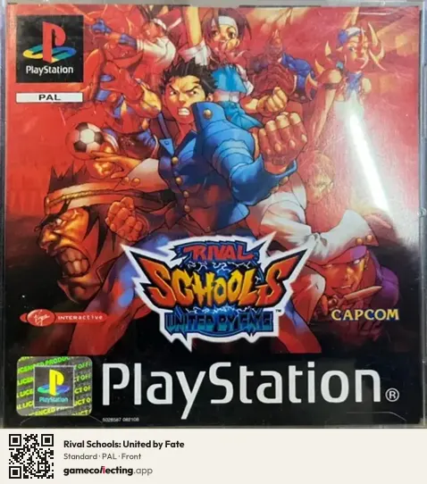 Rival Schools: United by Fate PlayStation, PAL box front