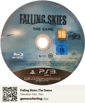 Falling Skies: The Game PlayStation 3, PAL disc
