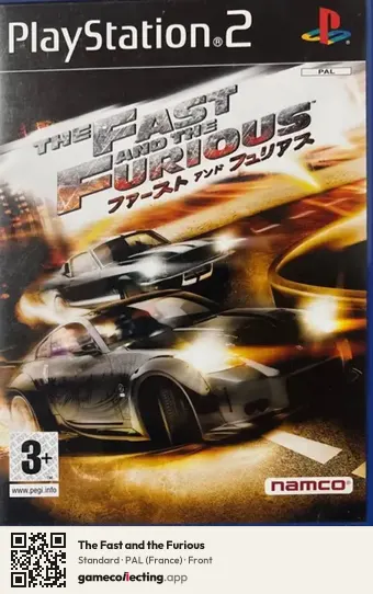 The Fast and the Furious PlayStation 2, France box front