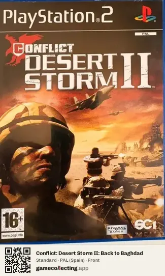 Conflict: Desert Storm II: Back to Baghdad PlayStation 2, Spain box front