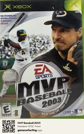 MVP Baseball 2003 Xbox, NTSC box front