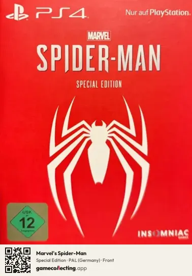 Marvel's Spider-Man PlayStation 4, Germany box front