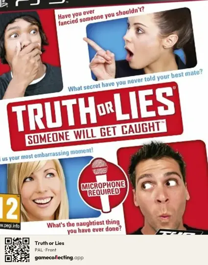 Truth or Lies PlayStation 3, PAL box front