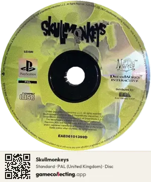 Skullmonkeys PlayStation, PAL disc