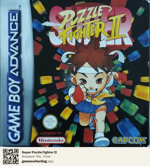 Super Puzzle Fighter II Game Boy Advance, PAL box front