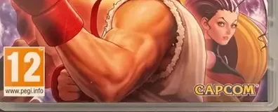 Street Fighter 30th Anniversary Collection, the PEGI square on its front