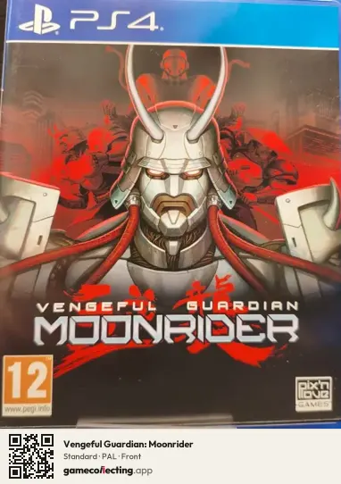 Vengeful Guardian: Moonrider PlayStation 4, PAL box front