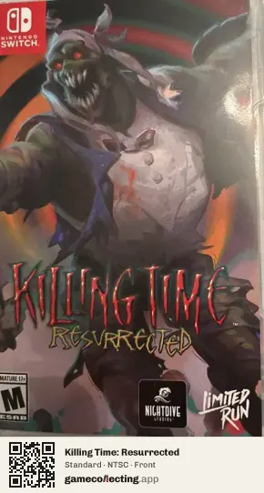 Killing Time: Resurrected Nintendo Switch, NTSC box front