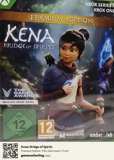 Kena: Bridge of Spirits Xbox Series X, Germany box front
