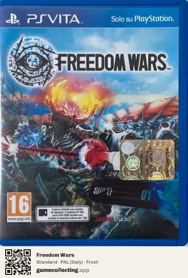 Freedom Wars PlayStation Vita, Italy box front