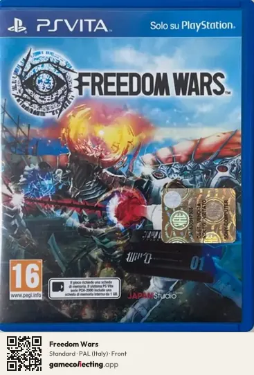 Freedom Wars PlayStation Vita, Italy box front