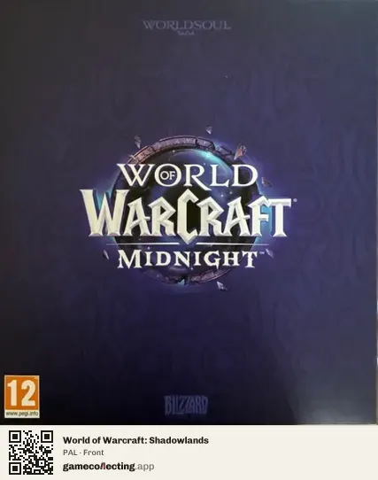 World of Warcraft: Shadowlands Computer, PAL box front