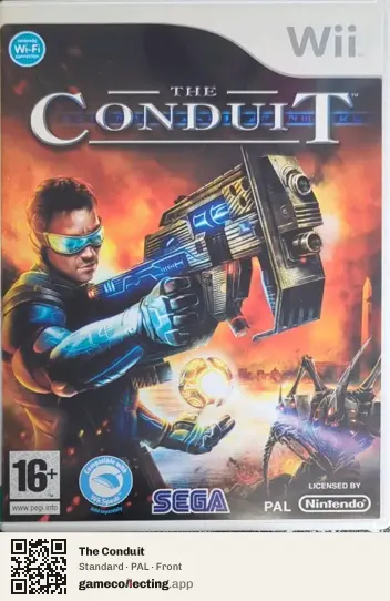 The Conduit Nintendo Wii, PAL box front