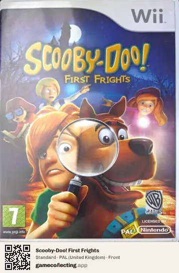 Scooby-Doo! First Frights Nintendo Wii, United Kingdom box front