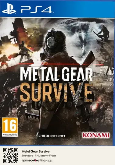 Metal Gear Survive PlayStation 4, Italy box front