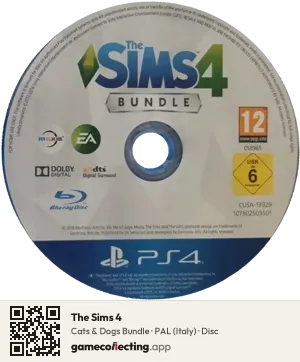 The Sims 4 PlayStation 4, PAL disc