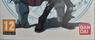 Fullmetal Alchemist: Brotherhood, the PEGI square on its front