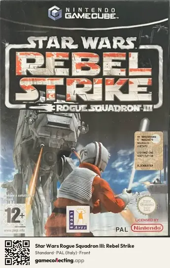 Star Wars Rogue Squadron III: Rebel Strike Nintendo GameCube, Italy box front