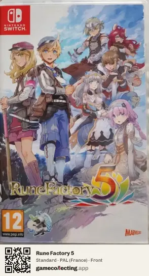 Rune Factory 5 Nintendo Switch, France box front