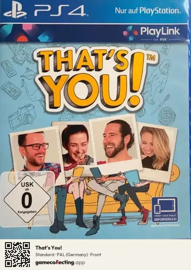 That's You! PlayStation 4, Germany box front