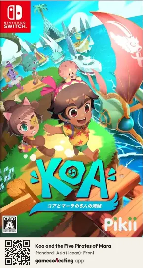 Koa and the Five Pirates of Mara Nintendo Switch, Japan box front