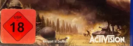 Call of Duty 2: Big Red One, the USK square on its front