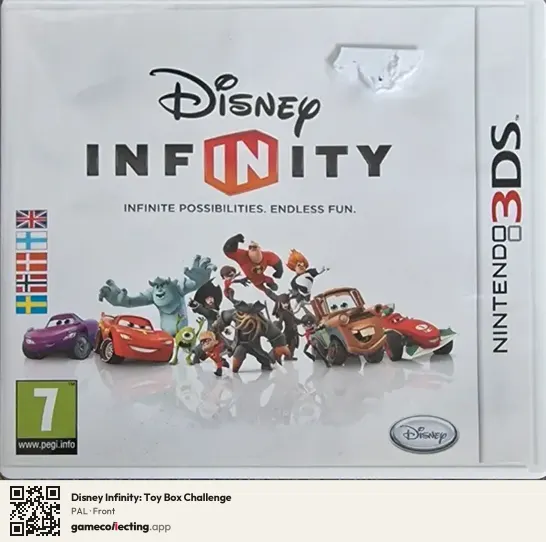 Disney Infinity: Toy Box Challenge Nintendo 3DS, PAL box front