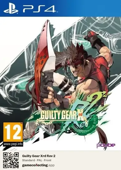 Guilty Gear Xrd Rev 2 PlayStation 4, PAL box front