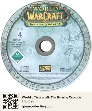 World of Warcraft: The Burning Crusade Computer, PAL disc