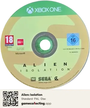 Alien: Isolation Xbox One, PAL disc