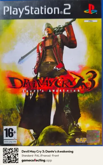 Devil May Cry 3: Dante's Awakening PlayStation 2, France box front