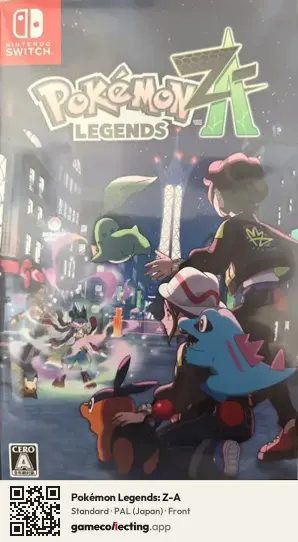 Pokémon Legends: Z-A Nintendo Switch, Japan box front