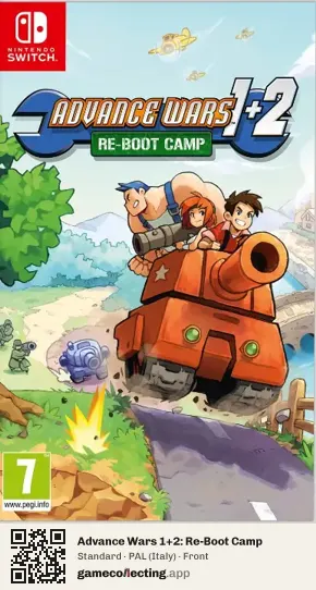 Advance Wars 1+2: Re-Boot Camp Nintendo Switch, Italy box front