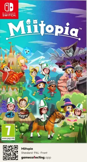 Miitopia Nintendo Switch, PAL box front